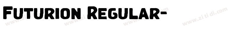 Futurion Regular字体转换 Futurion Regular字体转换